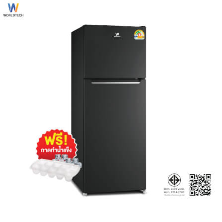 ตู้เย็น 2 ประตู WORLDTECH รุ่น WT-RF138 ขนาด 4.9 คิว ความจุ 138 ลิตร สีดำ_7